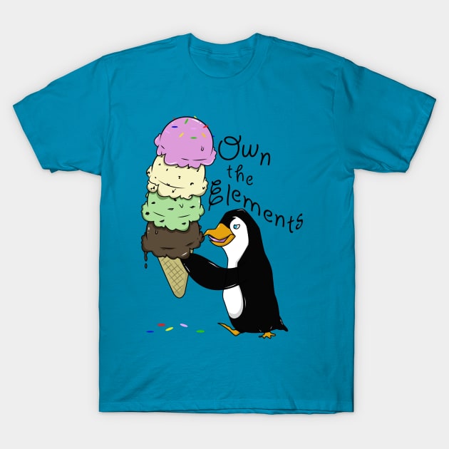 OTE Penguins Summer Treat T-Shirt by OwnTheElementsClothing